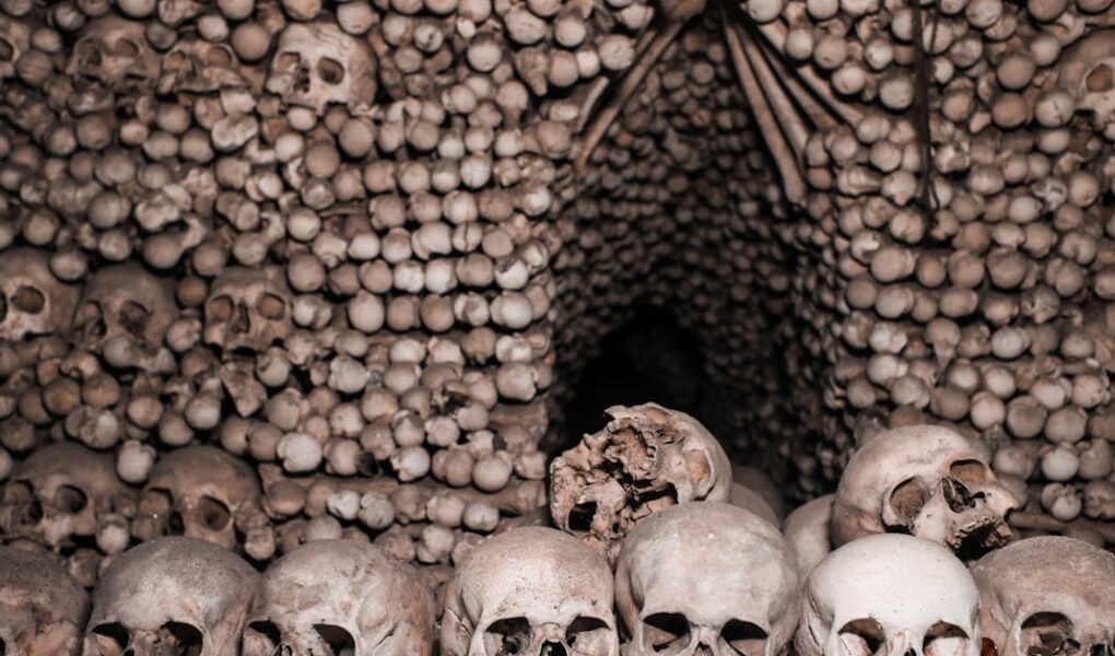 découvrez l’histoire fascinante des catacombes : un réseau souterrain mystérieux, chargé de légendes, où reposent de nombreux secrets et ossements sous la ville.